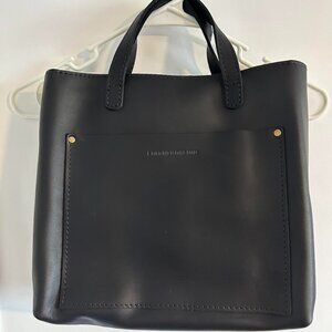 Portland Leather Medium Crossbody Tote w/Zipper